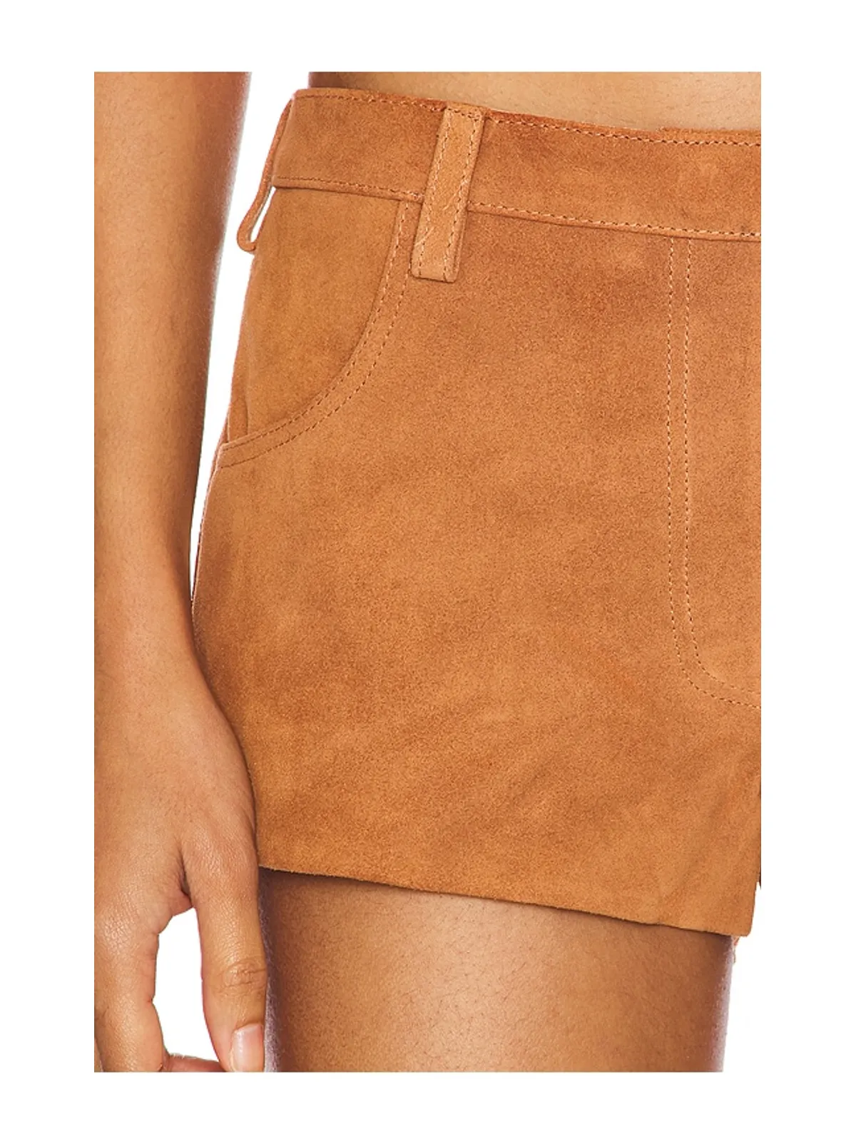 Understated Leather PERFECT スエードショートパンツ - 画像6