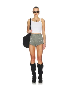Understated Leather STARBURST ショートパンツ - サムネイル6