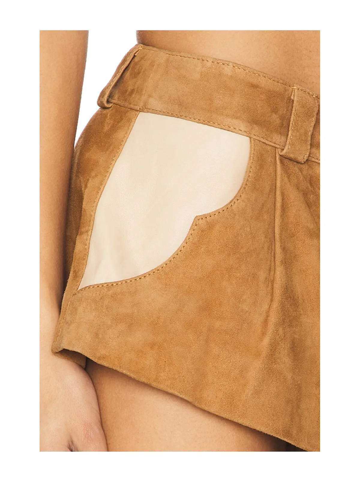 Understated Leather ショートパンツ - 画像6