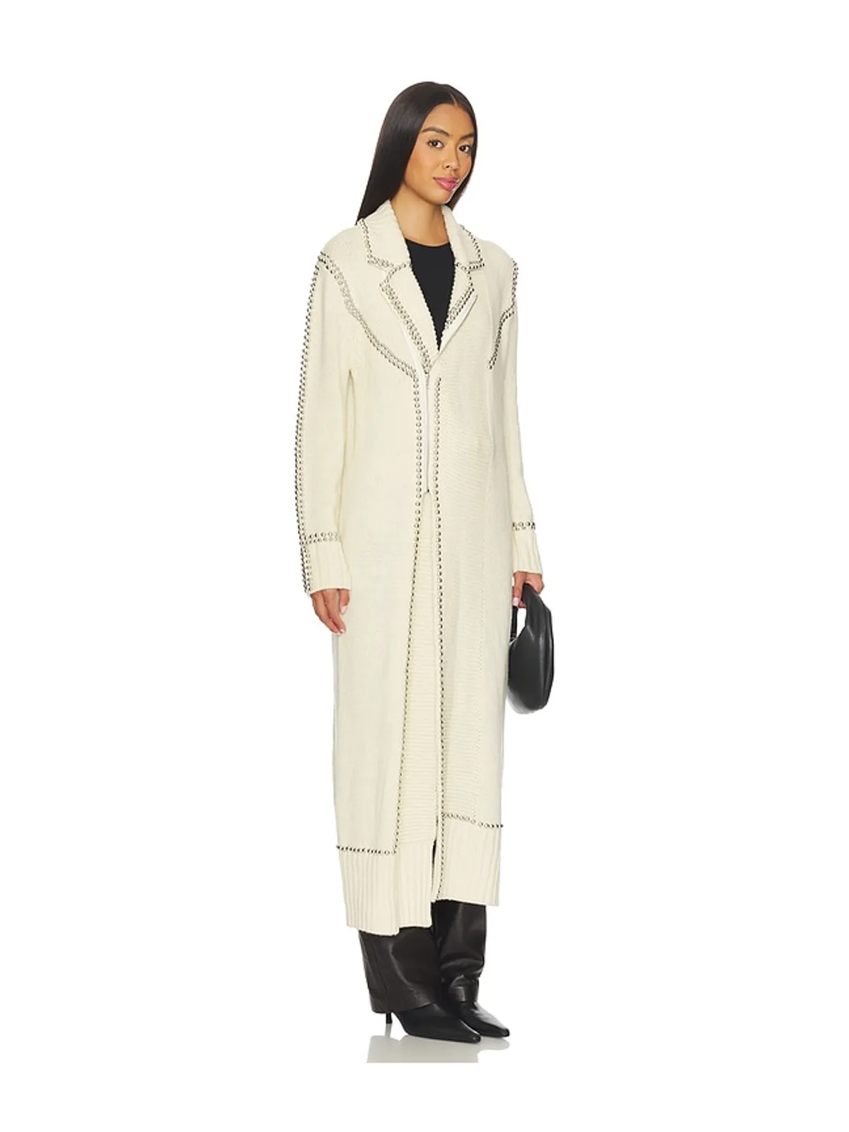 Understated Leather STUDDED MOTO ローブ - 画像3