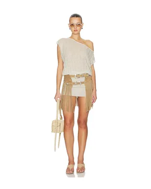 Understated Leather DALLAS FRINGE チャップスカート - サムネイル5