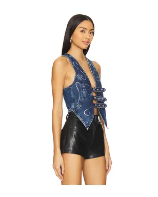 Understated Leather ベストトップ - サムネイル2