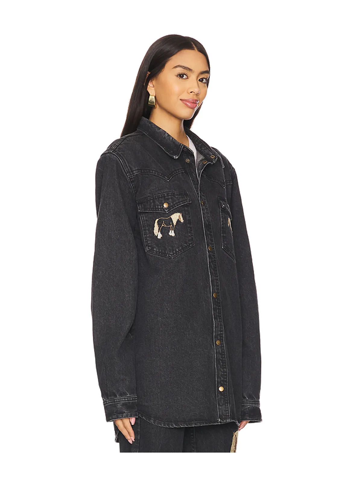 Understated Leather HORSEY シャツ - 画像2