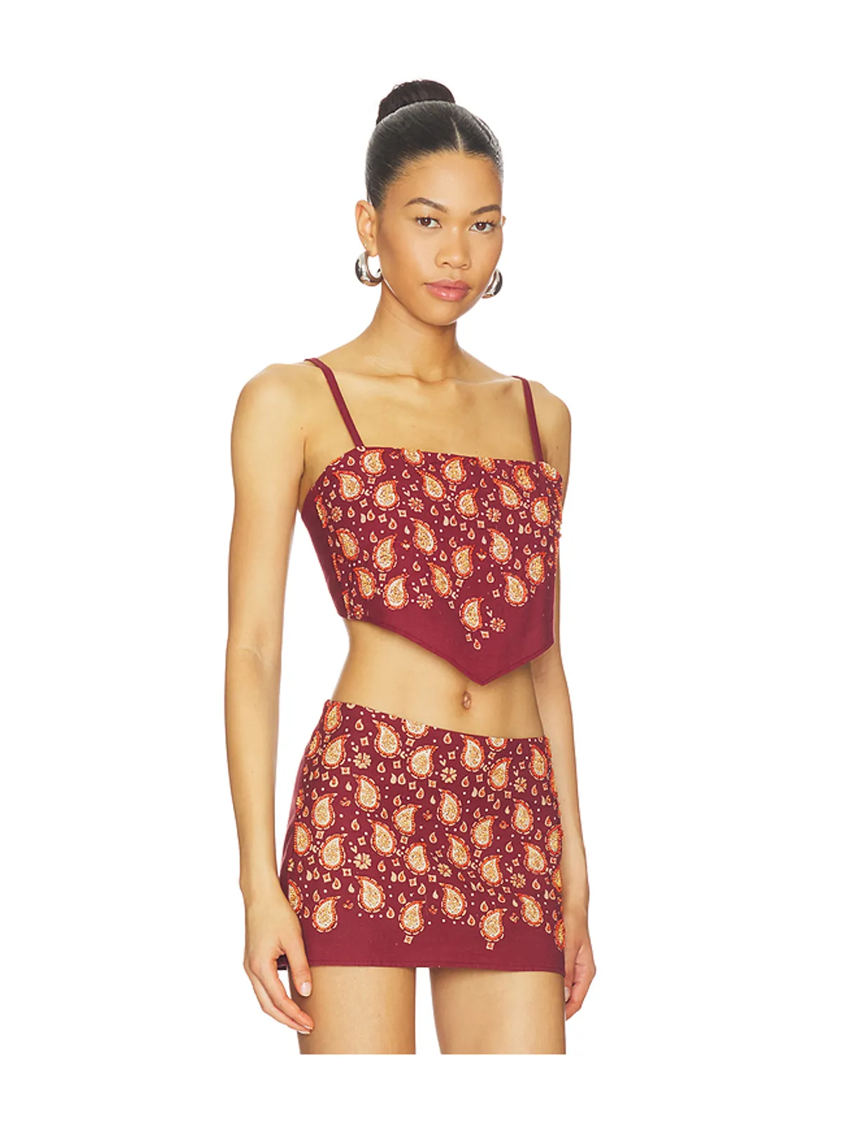 Understated Leather BEADED PAISLEY トップ - 画像2