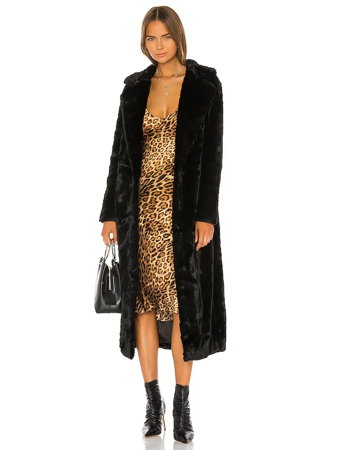 Unreal Fur Unreal Fur BLACK BIRD ロングコートの商品画像
