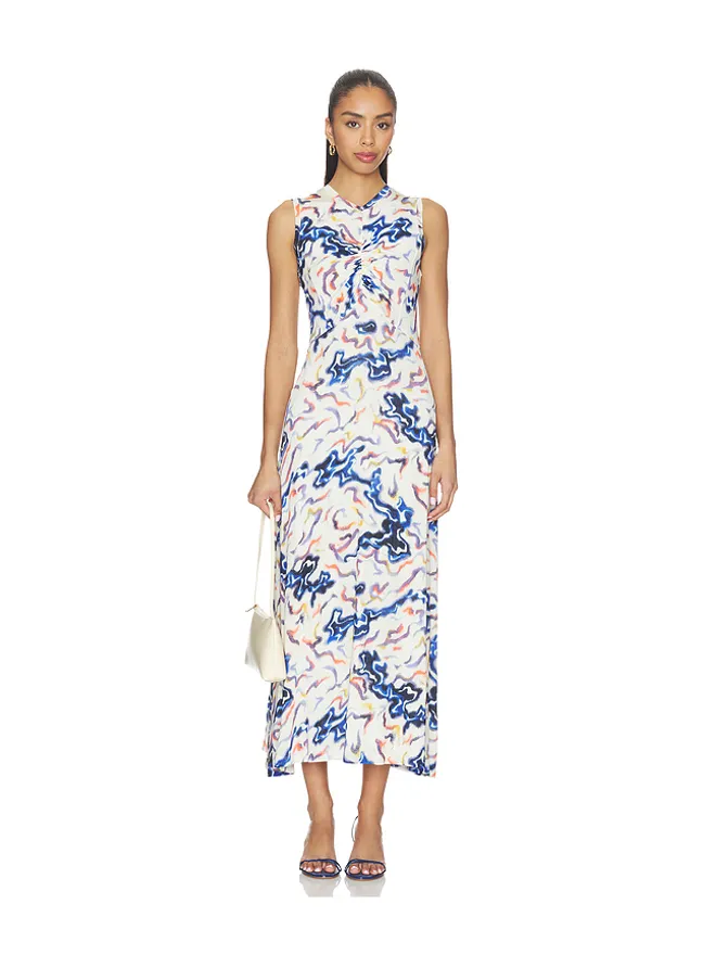 Ulla Johnson Ulla Johnson LINA ドレス - White,Blue.の商品画像