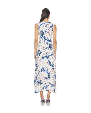 Ulla Johnson LINA ドレス - White,Blue. - サムネイル3