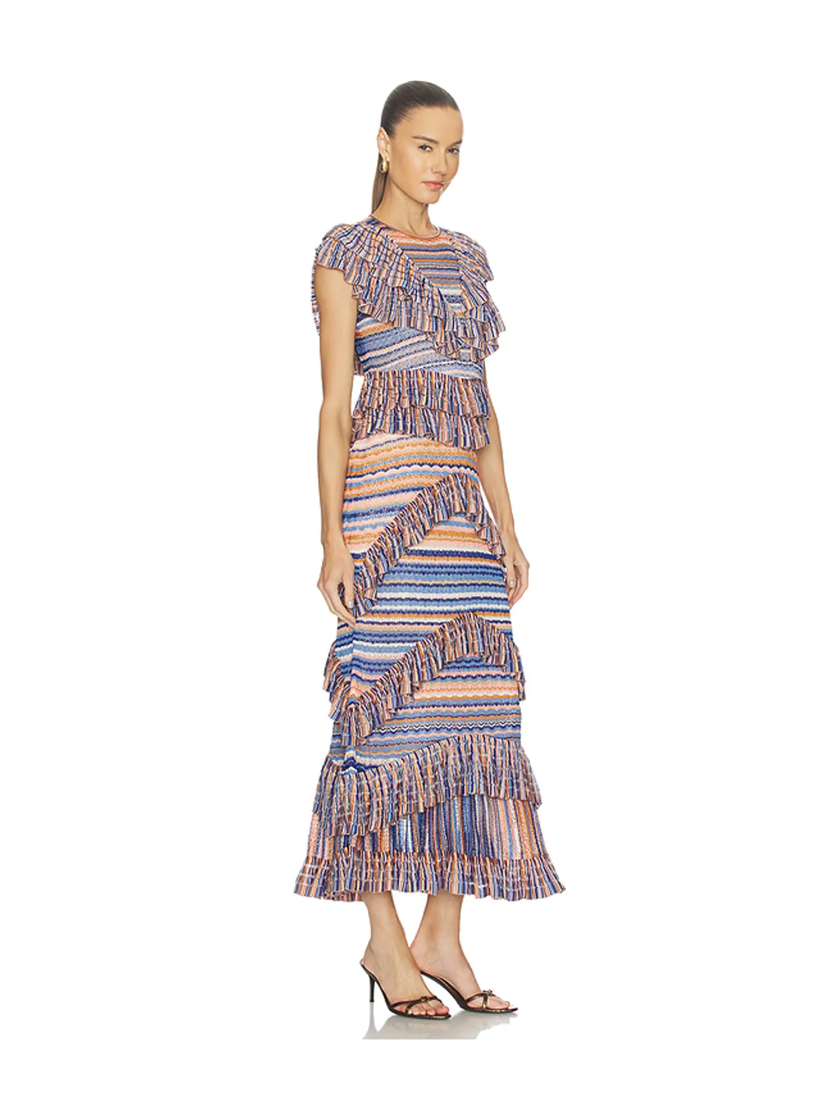 Ulla Johnson RAINA ドレス - Blue,Orange. - 画像2