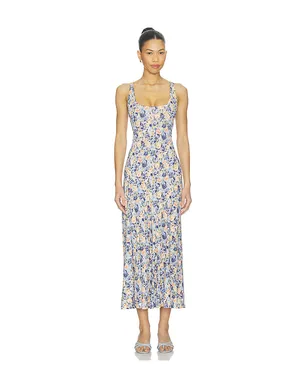 Ulla Johnson YASNA ドレス - Blue,Orange. - サムネイル1