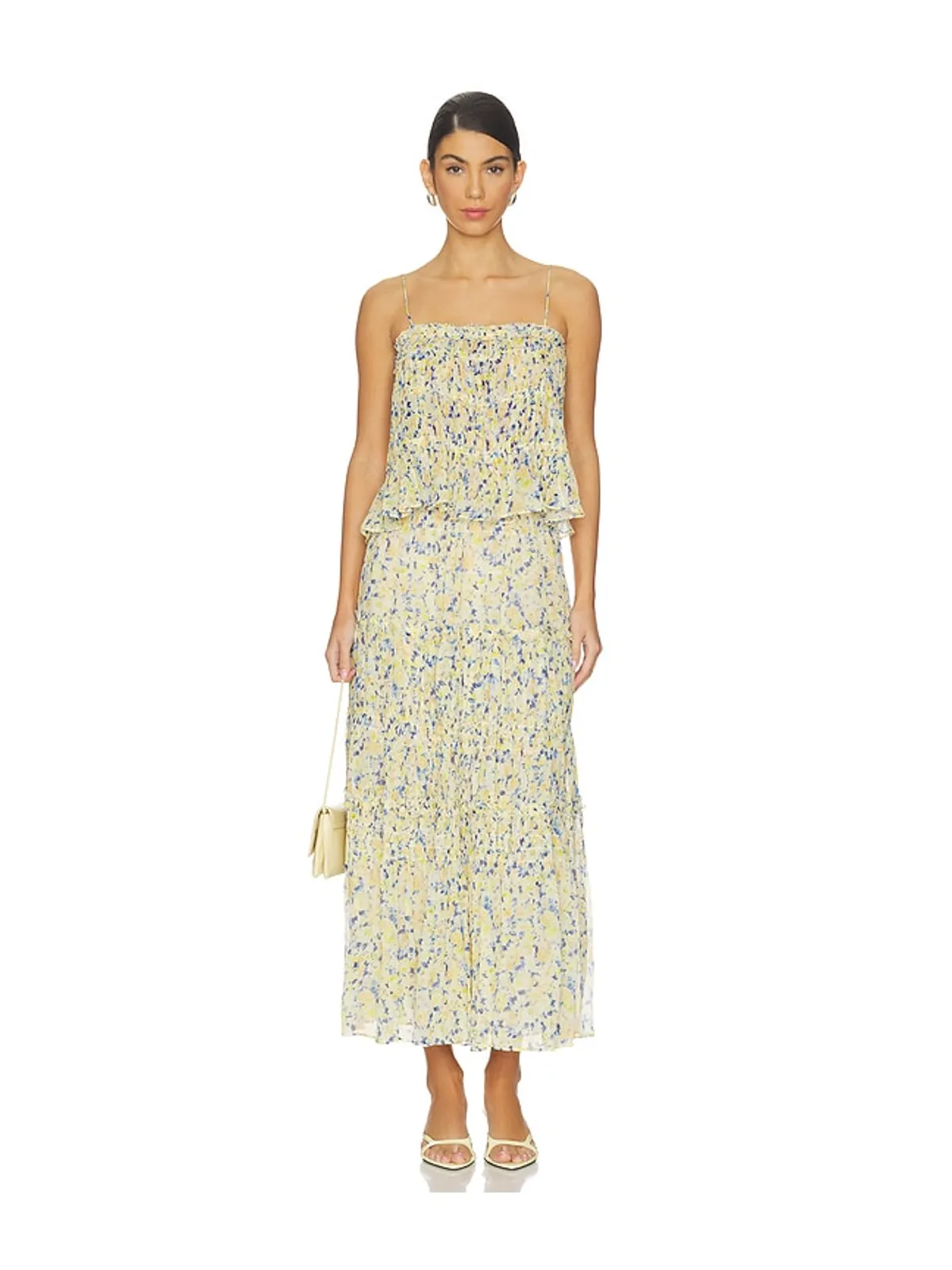 Ulla Johnson VIRGINIE スカート - Yellow,Blue. - 画像5