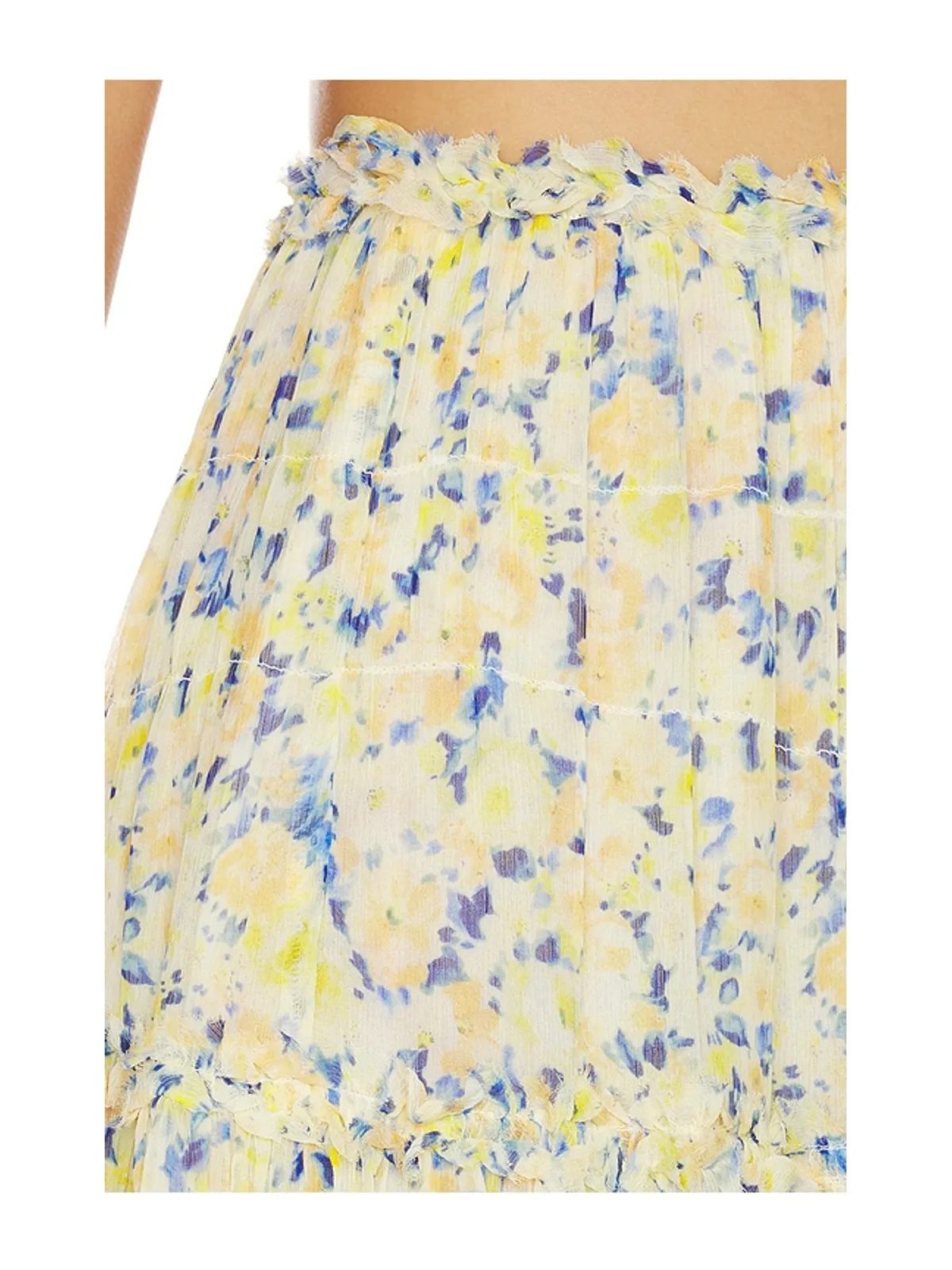 Ulla Johnson VIRGINIE スカート - Yellow,Blue. - 画像6