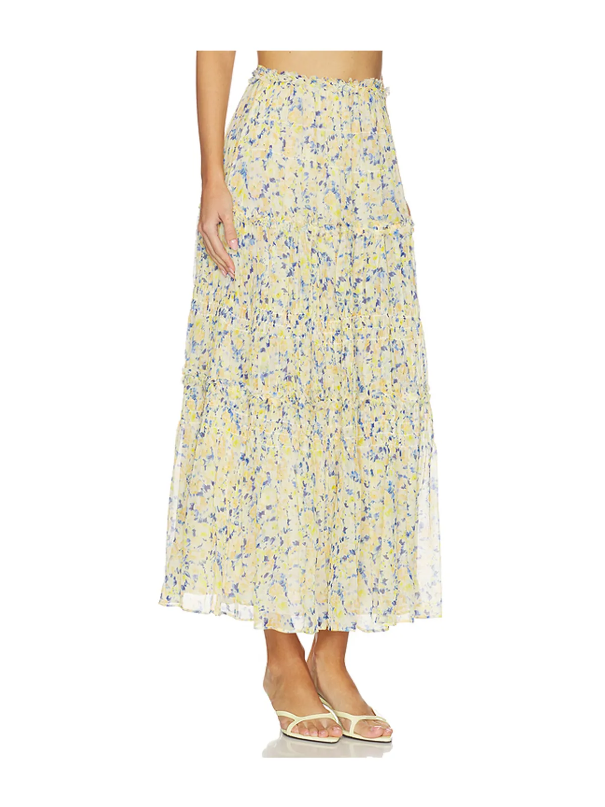Ulla Johnson VIRGINIE スカート - Yellow,Blue. - 画像2