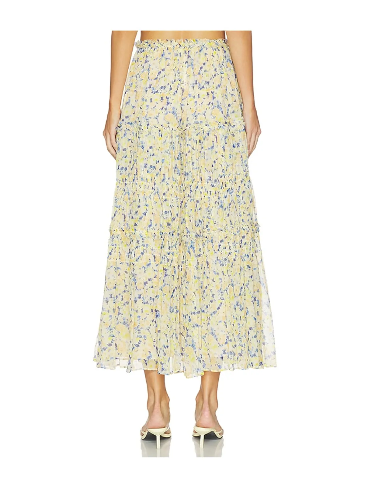 Ulla Johnson VIRGINIE スカート - Yellow,Blue. - 画像4