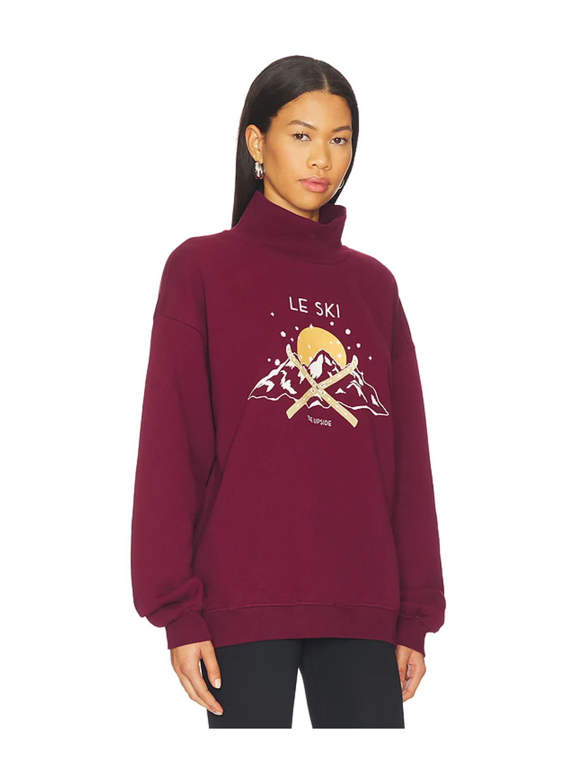 THE UPSIDE LE SKI CLEMENTINE スウェットシャツ - 画像2