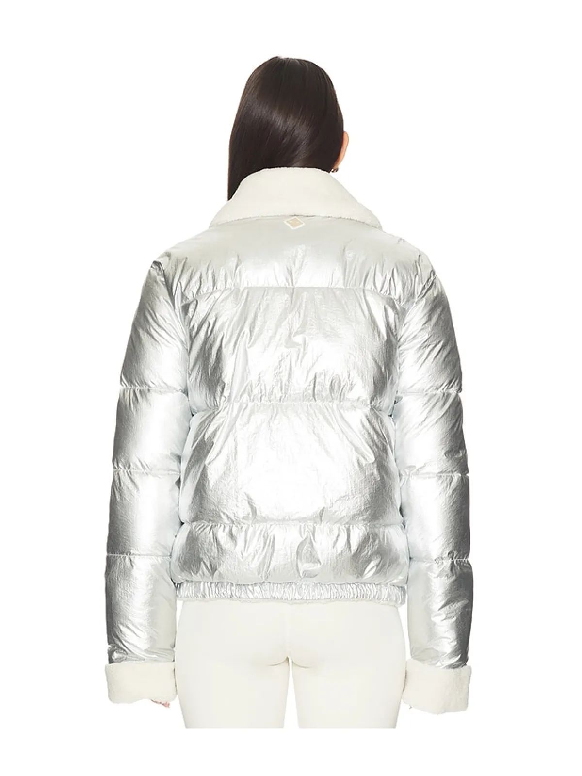 THE UPSIDE LOTTI ジャケット - Metallic Silver, grey. - 画像4