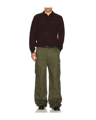 vowels Eyelet Polo - サムネイル2