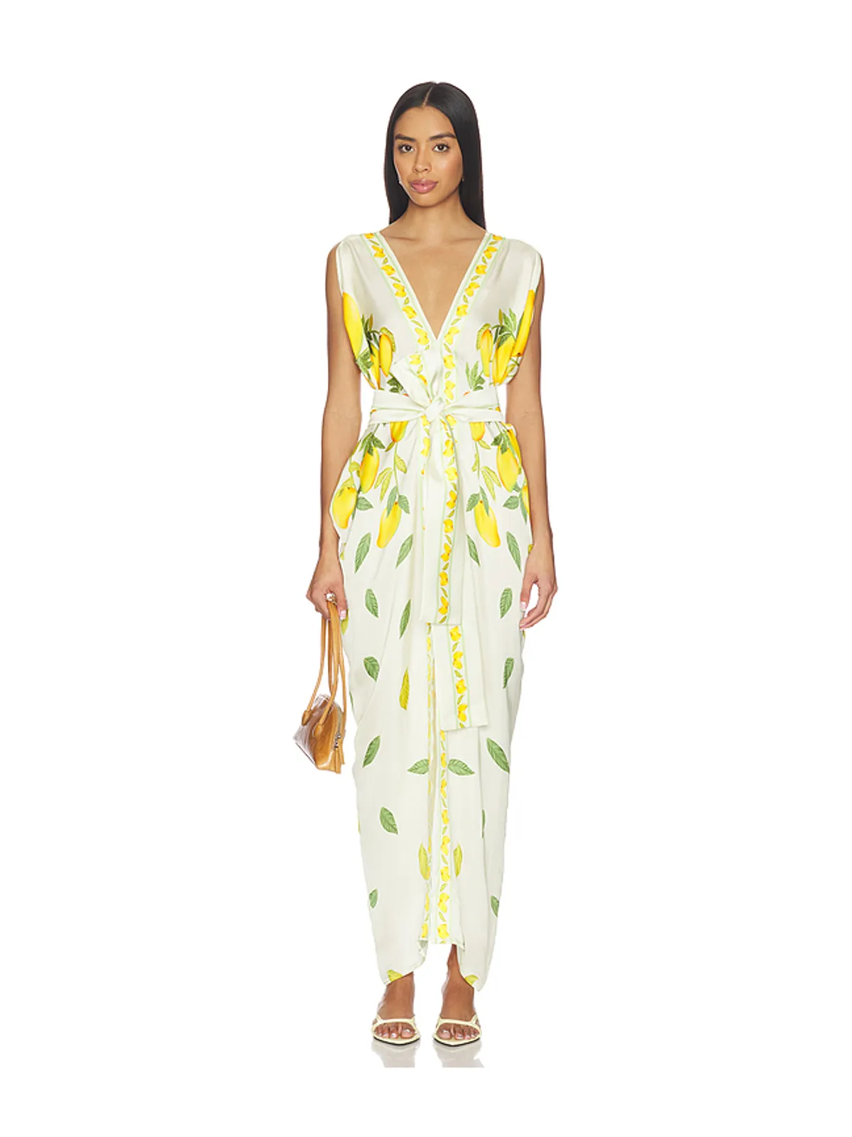 Verandah ALPHONSO ドレス - White,Yellow. - 画像1