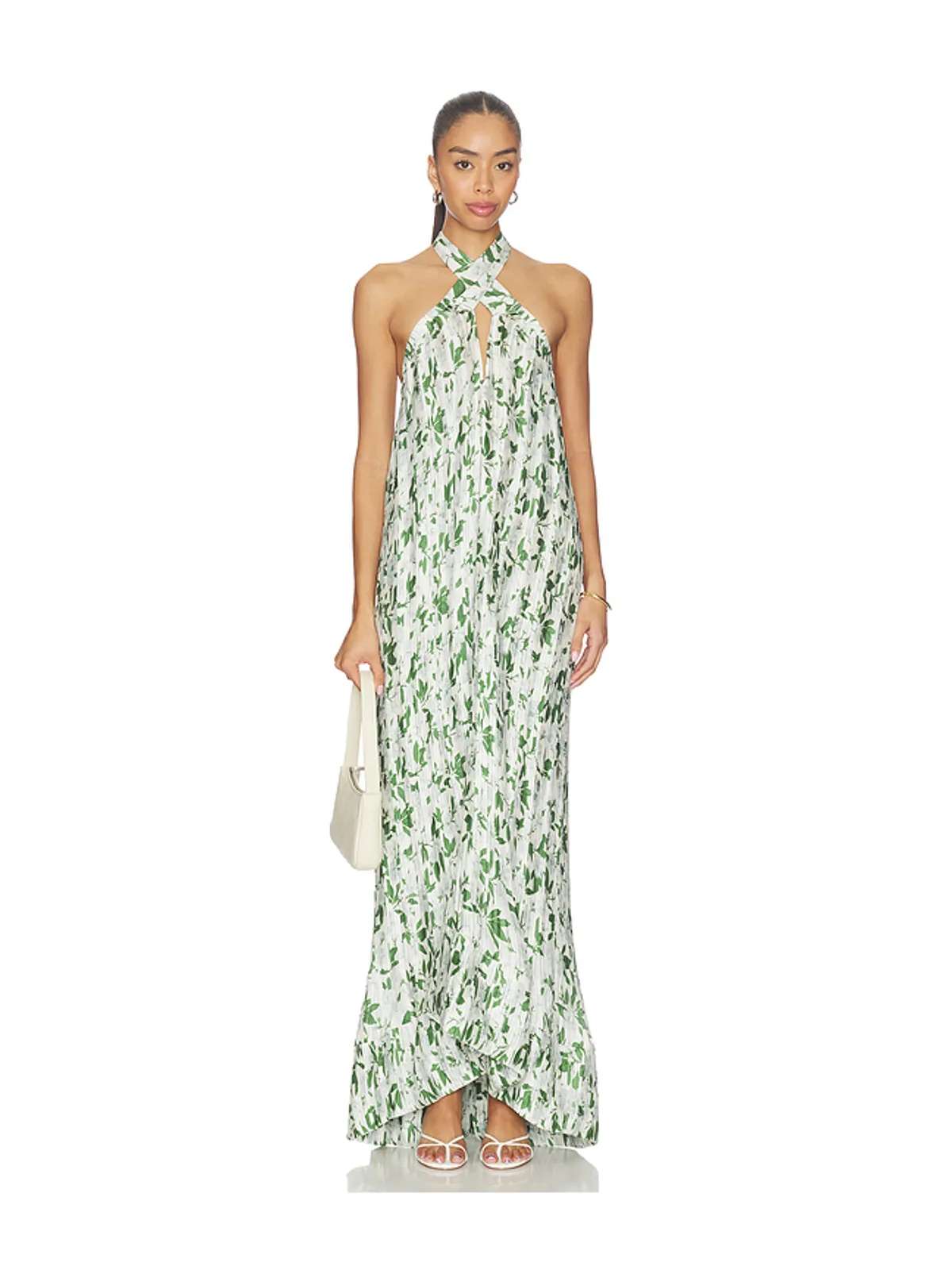 Verandah DRESS ドレス - Green,White. - 画像1