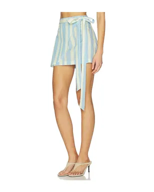 Verandah SKIRT スカート - Blue,Cream. - サムネイル3
