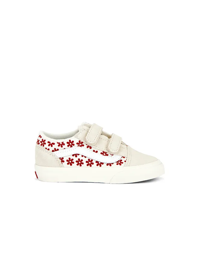 Vans Vans OLD SKOOL V スニーカー - Cream,Red.の商品画像