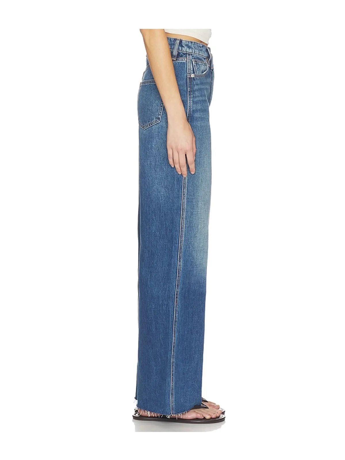 Veronica Beard TAYLOR WIDE LEG デニム - 画像3