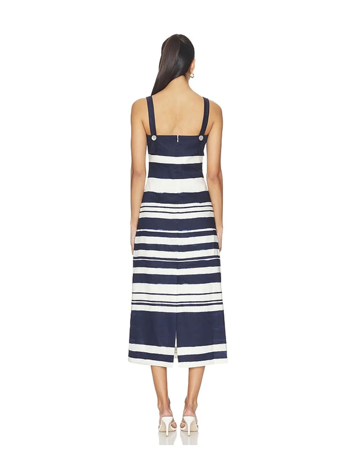 Veronica Beard ELLA ドレス - Navy,White. - 画像3