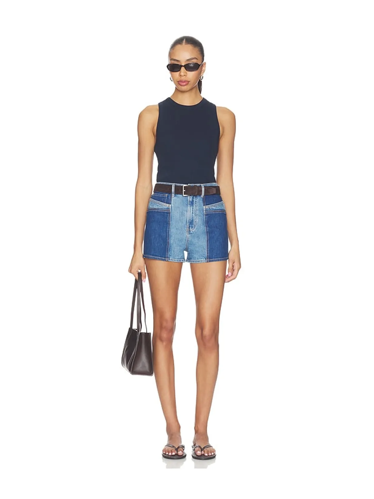 Veronica Beard ELIJAH COLORBLOCKED ショートパンツ - 画像5