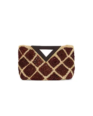 Veronica Beard CROCHET RAFFIA VESPER トップハンドルバッグ - サムネイル1