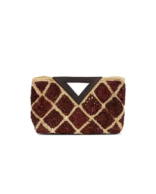 Veronica Beard CROCHET RAFFIA VESPER トップハンドルバッグ - サムネイル2