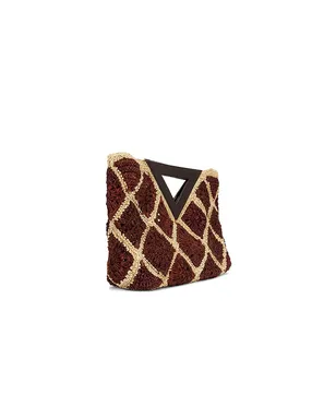 Veronica Beard CROCHET RAFFIA VESPER トップハンドルバッグ - サムネイル3