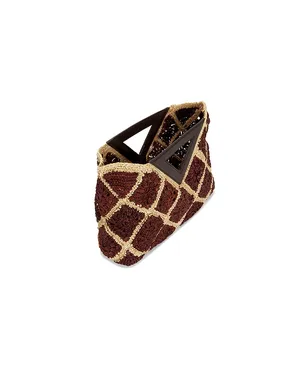 Veronica Beard CROCHET RAFFIA VESPER トップハンドルバッグ - サムネイル4