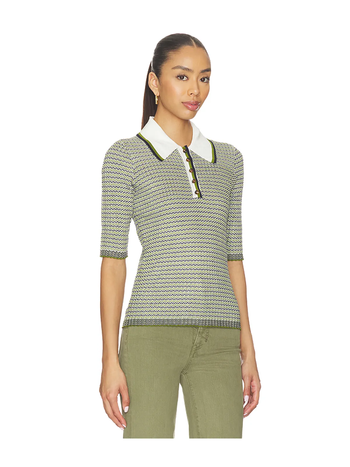 Veronica Beard SOZA POLO トップ - 画像2