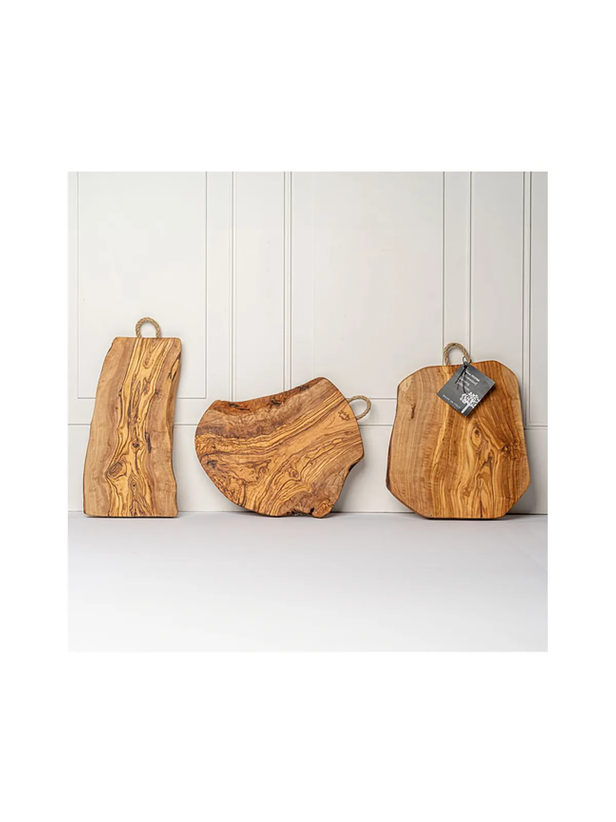 Verve Culture OLIVEWOOD CHARCUTERIE BOARD WITH ROPE HANDLE シャルキュトリーボード - 画像2