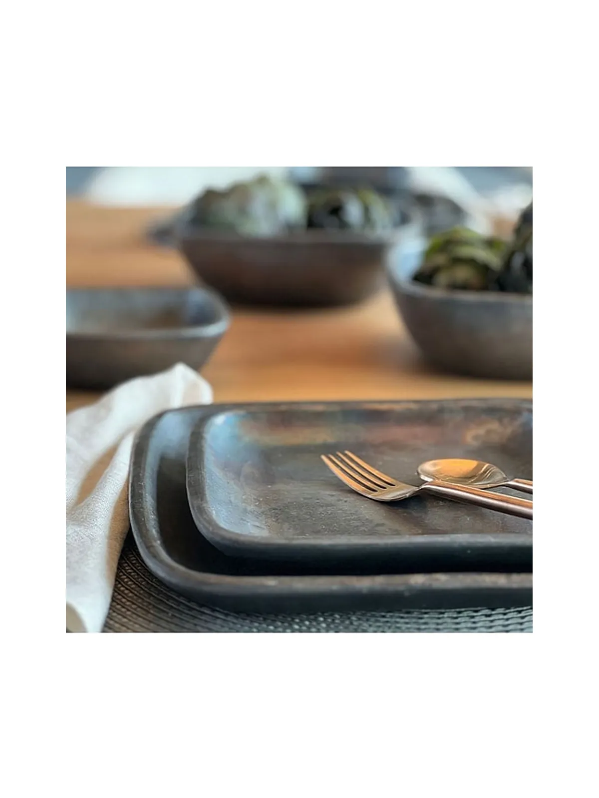 Verve Culture SET OF 4 LONGPI SMALL PLATE 皿 - 画像3