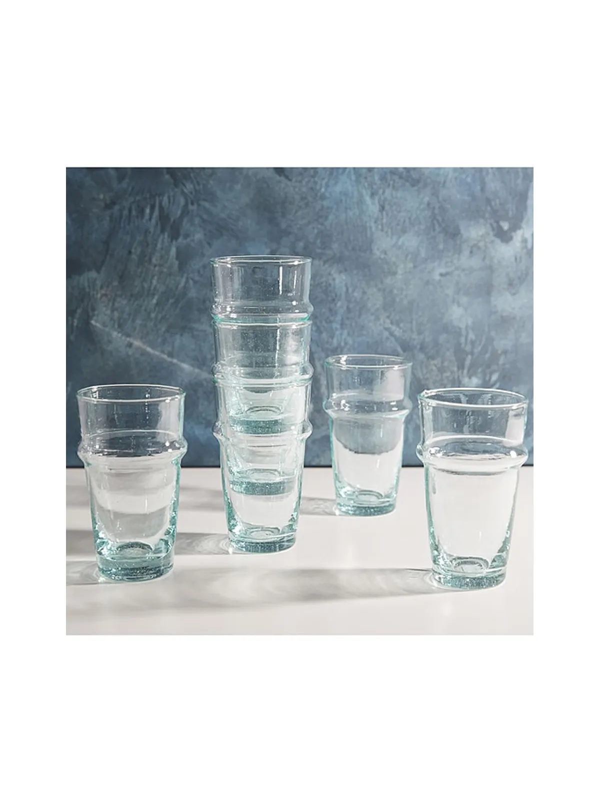 Verve Culture MOROCCAN BELDI GLASSWARE SET OF 6 モロッコ製ベルディグラスウェア6点セット - 画像6