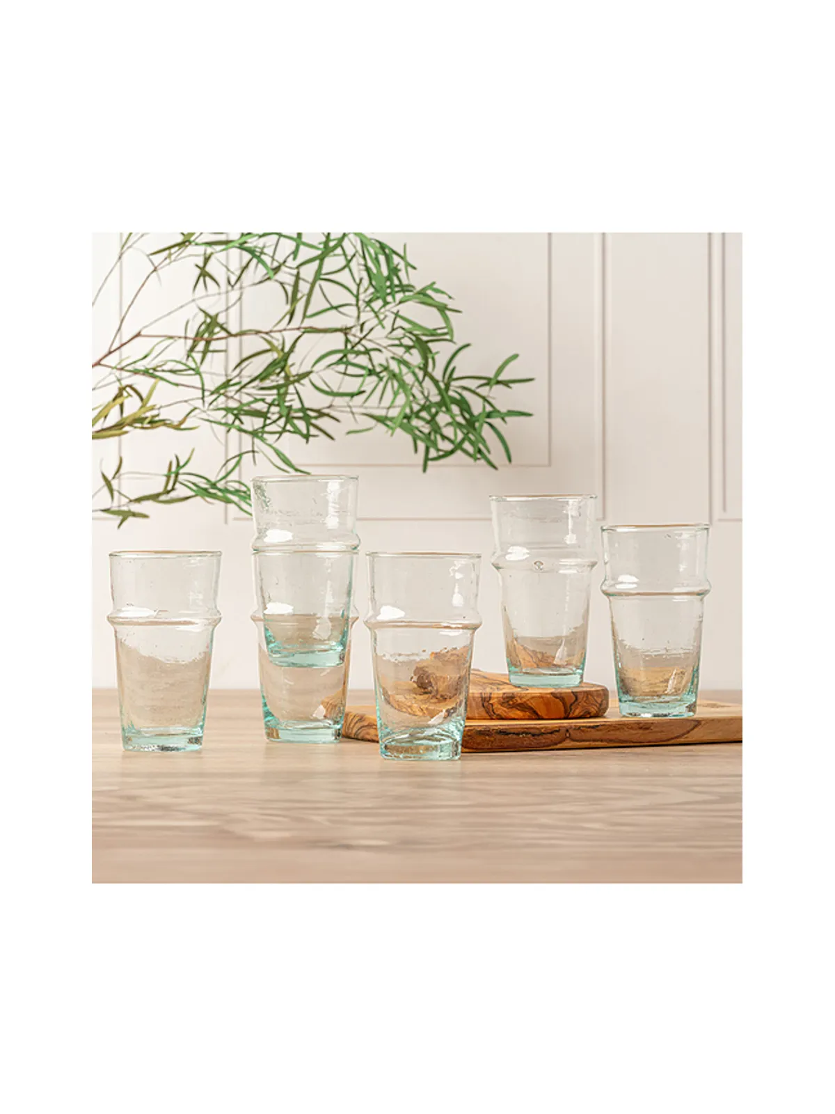 Verve Culture MOROCCAN BELDI GLASSWARE SET OF 6 モロッコ製ベルディグラスウェア6点セット - 画像2