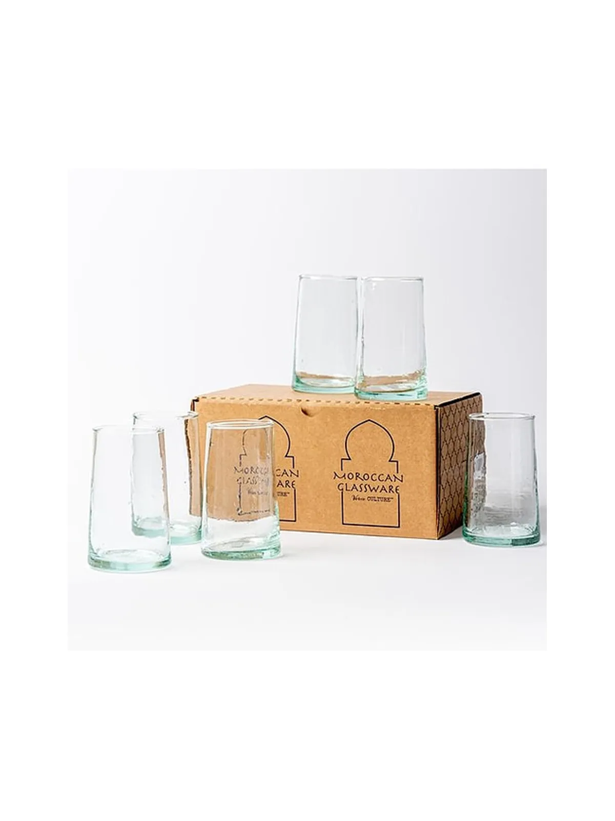 Verve Culture MOROCCAN CONE GLASSWARE SET OF 6 モロッコ風コーン型グラスウェア6点セット - 画像4