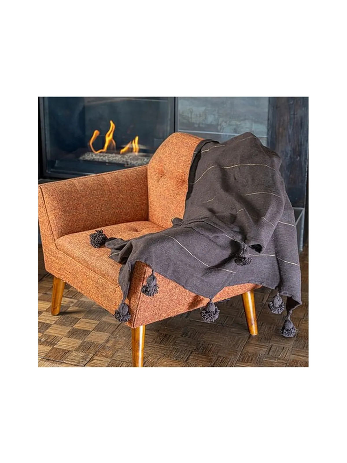 Verve Culture MOROCCAN BLANKET モロッコ風ブランケット - 画像6