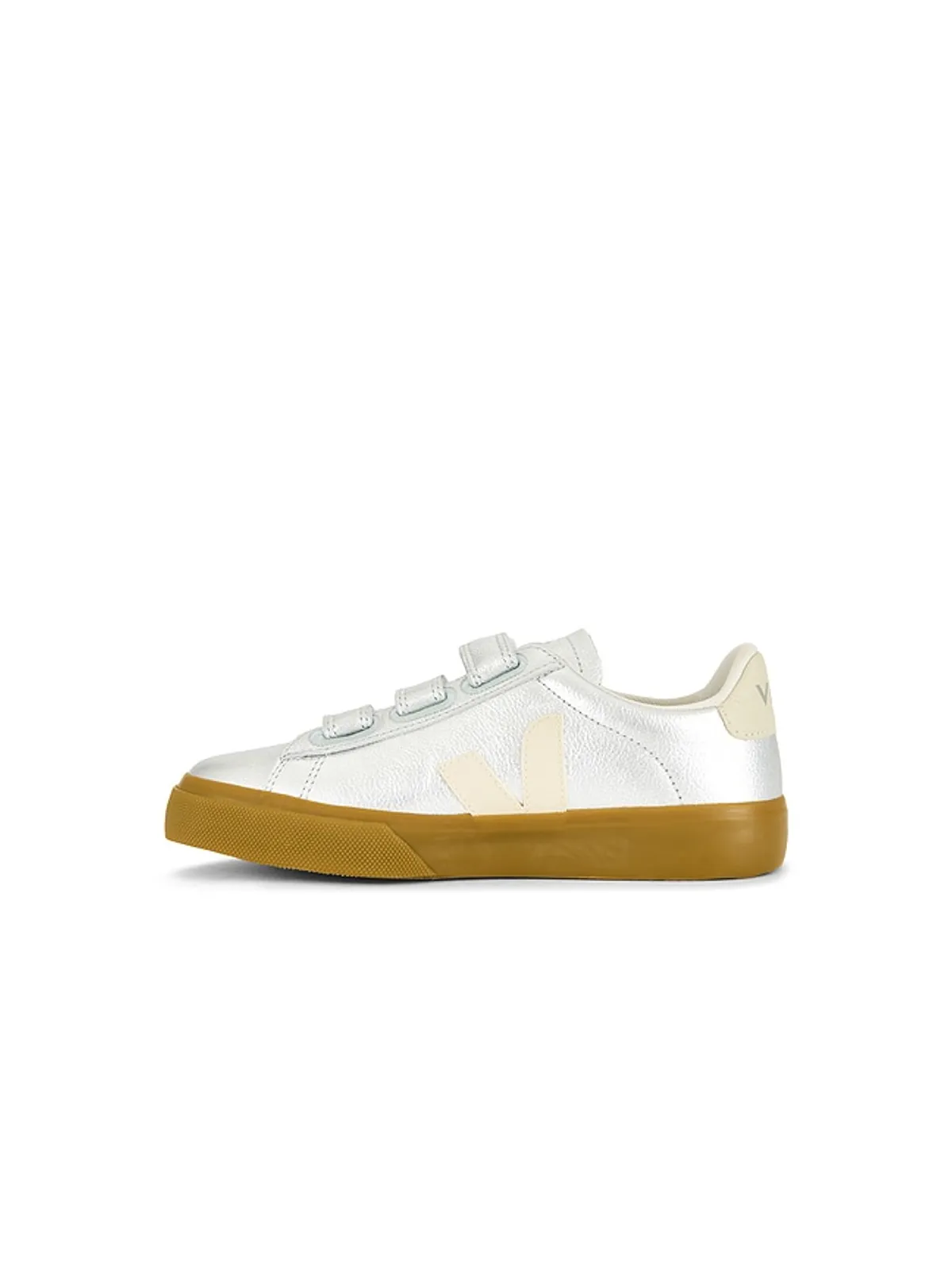 Veja RECIFE LOGO スニーカー - Metallic Silver, grey. - 画像5