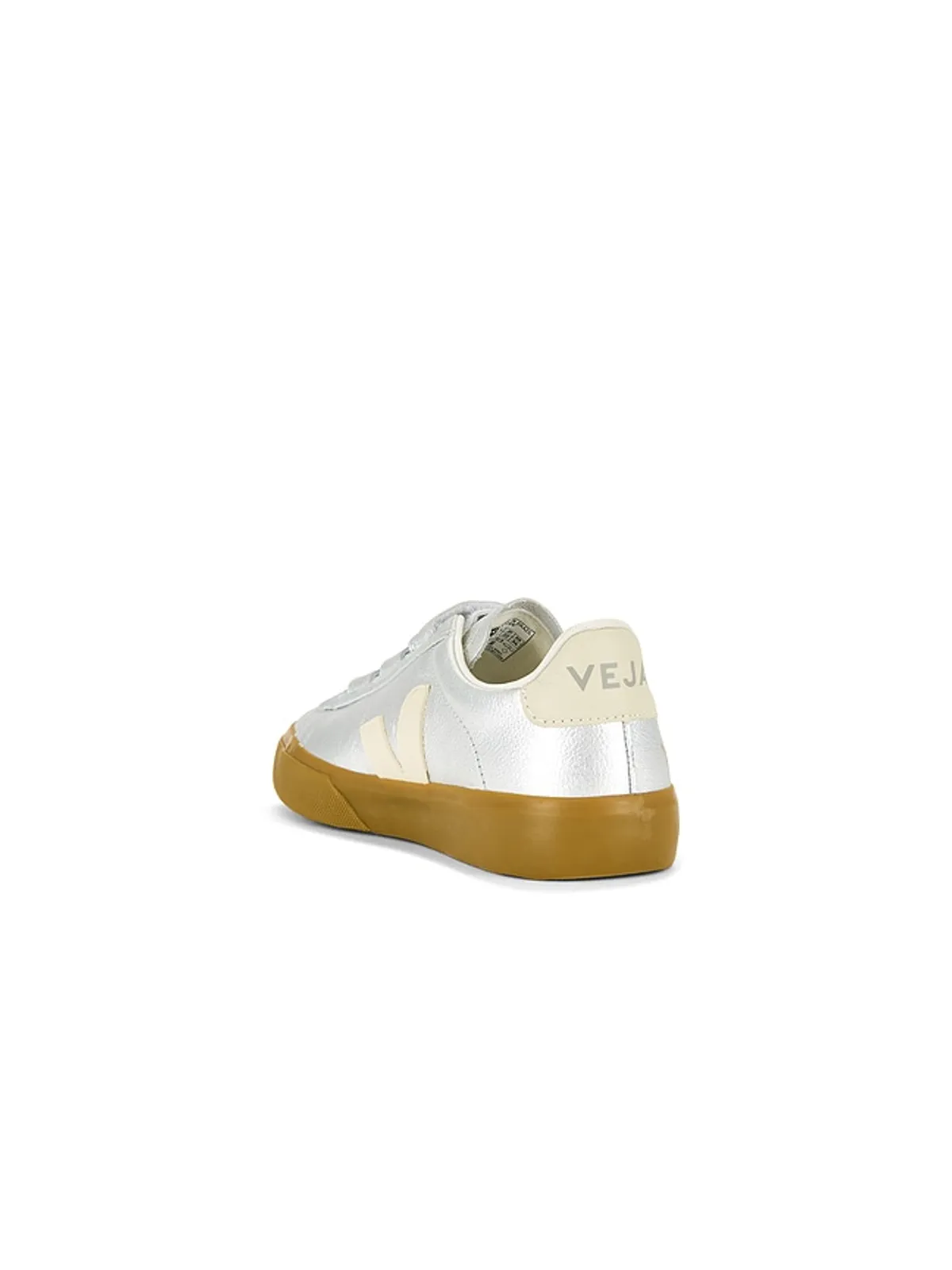 Veja RECIFE LOGO スニーカー - Metallic Silver, grey. - 画像3