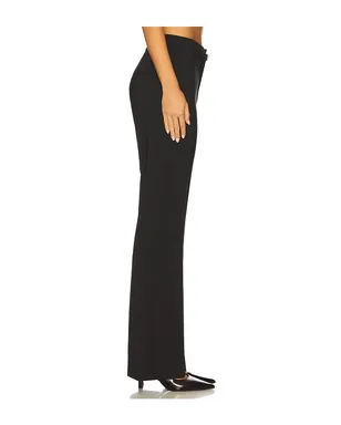 Vince ハイウエスト スリムフレア ベルト付きパンツ - サムネイル3