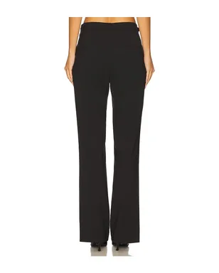 Vince ハイウエスト スリムフレア ベルト付きパンツ - サムネイル4