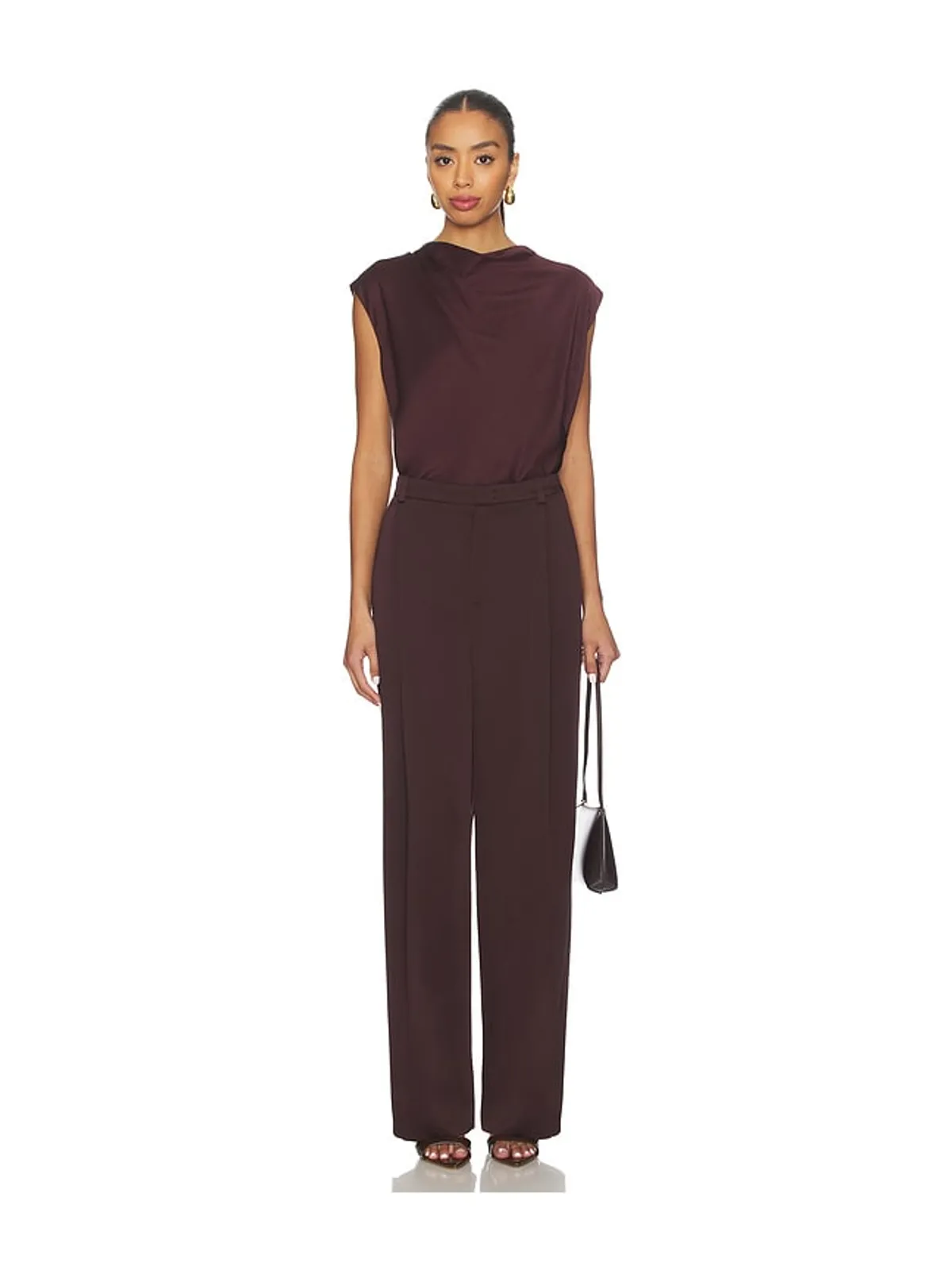 Vince Mid Rise Wide Leg Pleated Trouser - 画像5