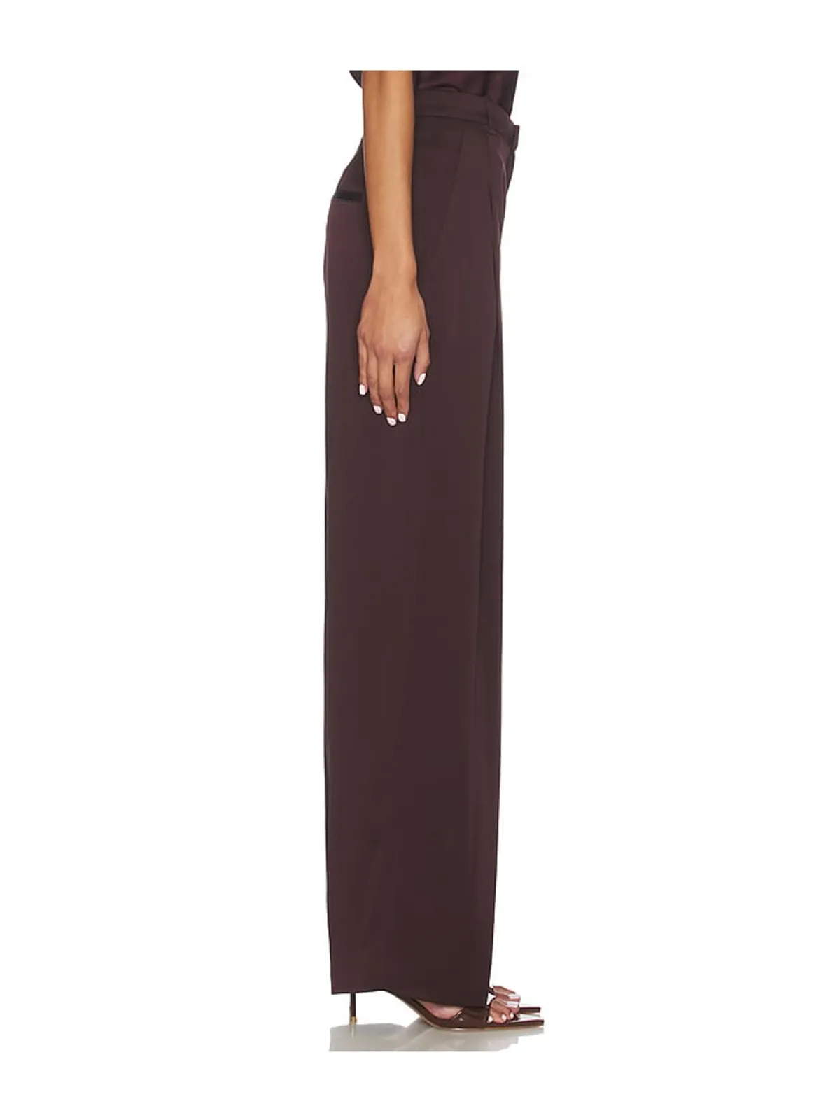Vince Mid Rise Wide Leg Pleated Trouser - 画像3