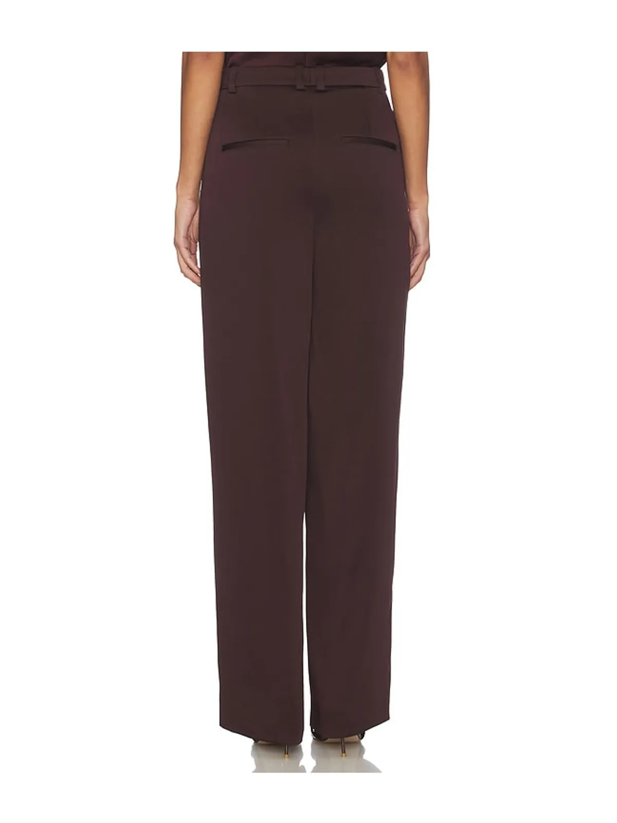 Vince Mid Rise Wide Leg Pleated Trouser - 画像4