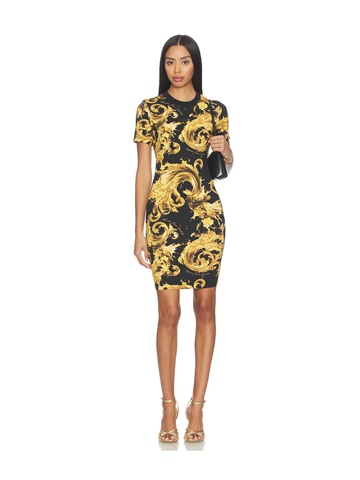 Versace Jeans Couture ドレス - Black,Yellow. - 画像1