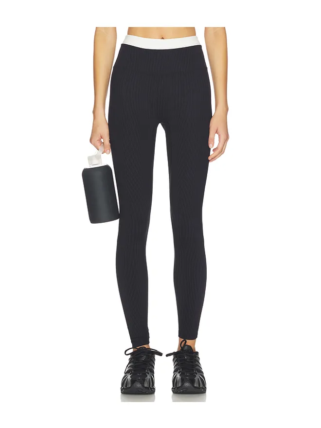 YEAR OF OURS YEAR OF OURS RIBBED LAYERED LEGGING レギンス - Black,White.の商品画像