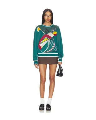 Yellow The Label GOLFBAG TENCEL KNIT プルオーバー - サムネイル5