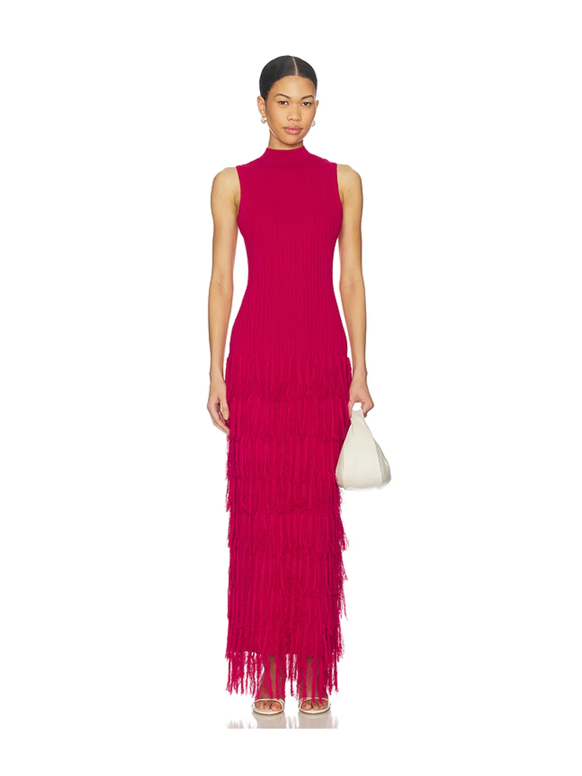 Yellow The Label PHOEBE FRINGE ドレス - 画像2