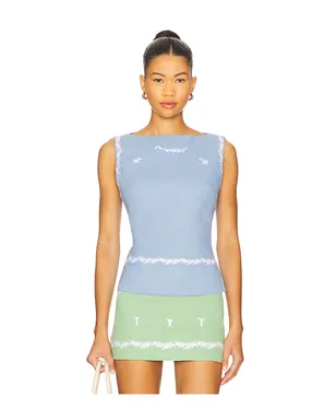Yellow The Label MARIE TANK トップ - サムネイル1